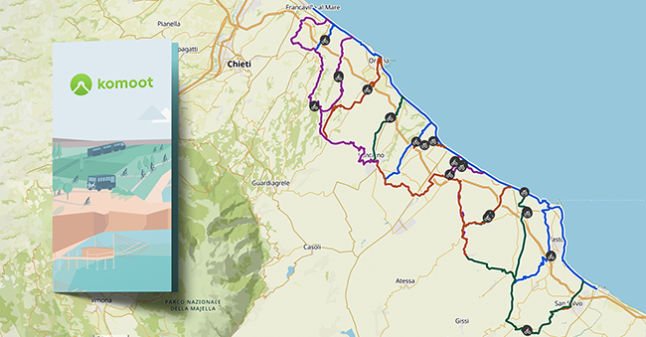 Mappa Rete Ciclabile dei Trabocchi